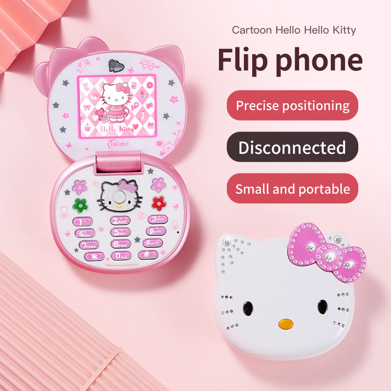 Cute Kitty Flip Phone