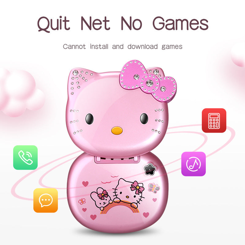 Cute Kitty Flip Phone