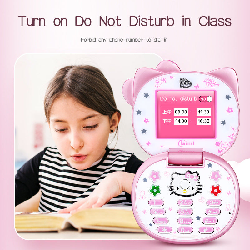 Cute Kitty Flip Phone