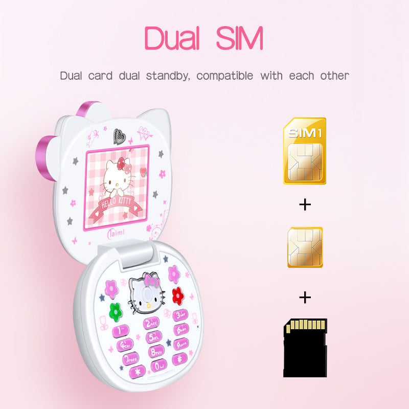Cute Kitty Flip Phone
