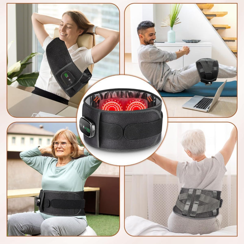 Cordless Infrared Light Belt with Heating Vibration
