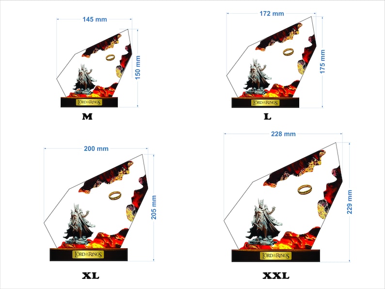 Handmade The Ring of Flame – Handcrafted Dark Art Lamps