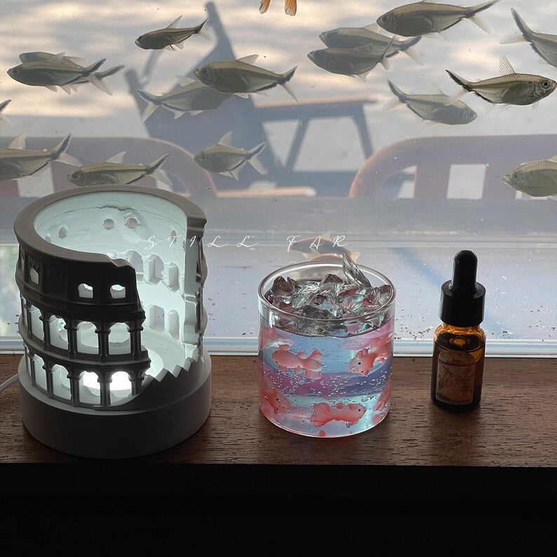 Goldfish Aroma Aromatherapy Diffuser Stone Night Light