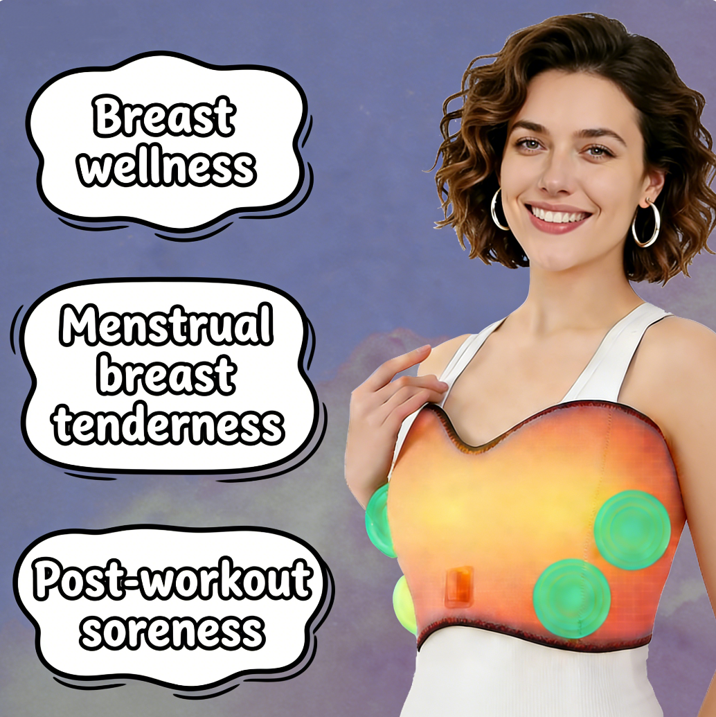 Chest Breast Vibration & Herbal Heating Pad