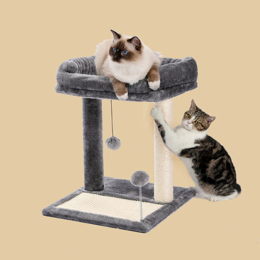 copaner Cat Tree Tower with Cat Scratching Post & Playful Toy Balls