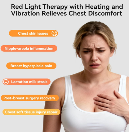Chest Breast Vibration & Herbal Heating Pad
