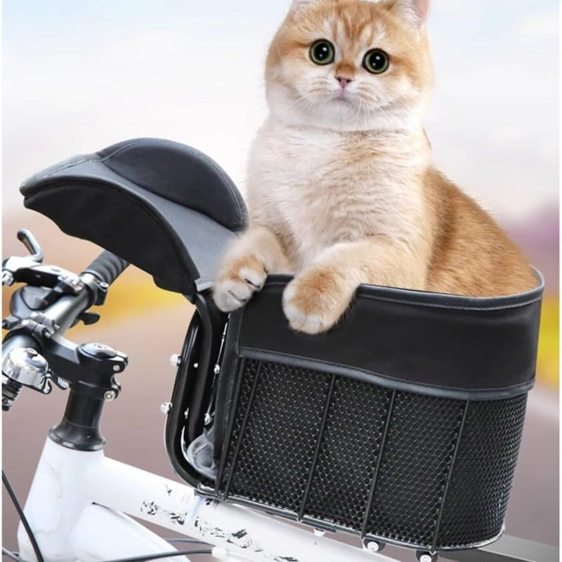 copaner Dog Bicycle Seat Carrier Sturdy Metal Basket