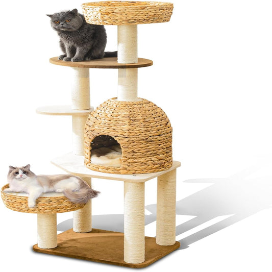 Copaner Cat Tree Tower with Sisal Staircase