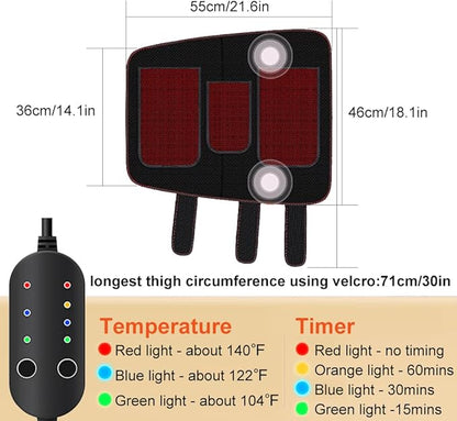 Herbal Heated & Vibration Massage for Thigh & Knee & Calf