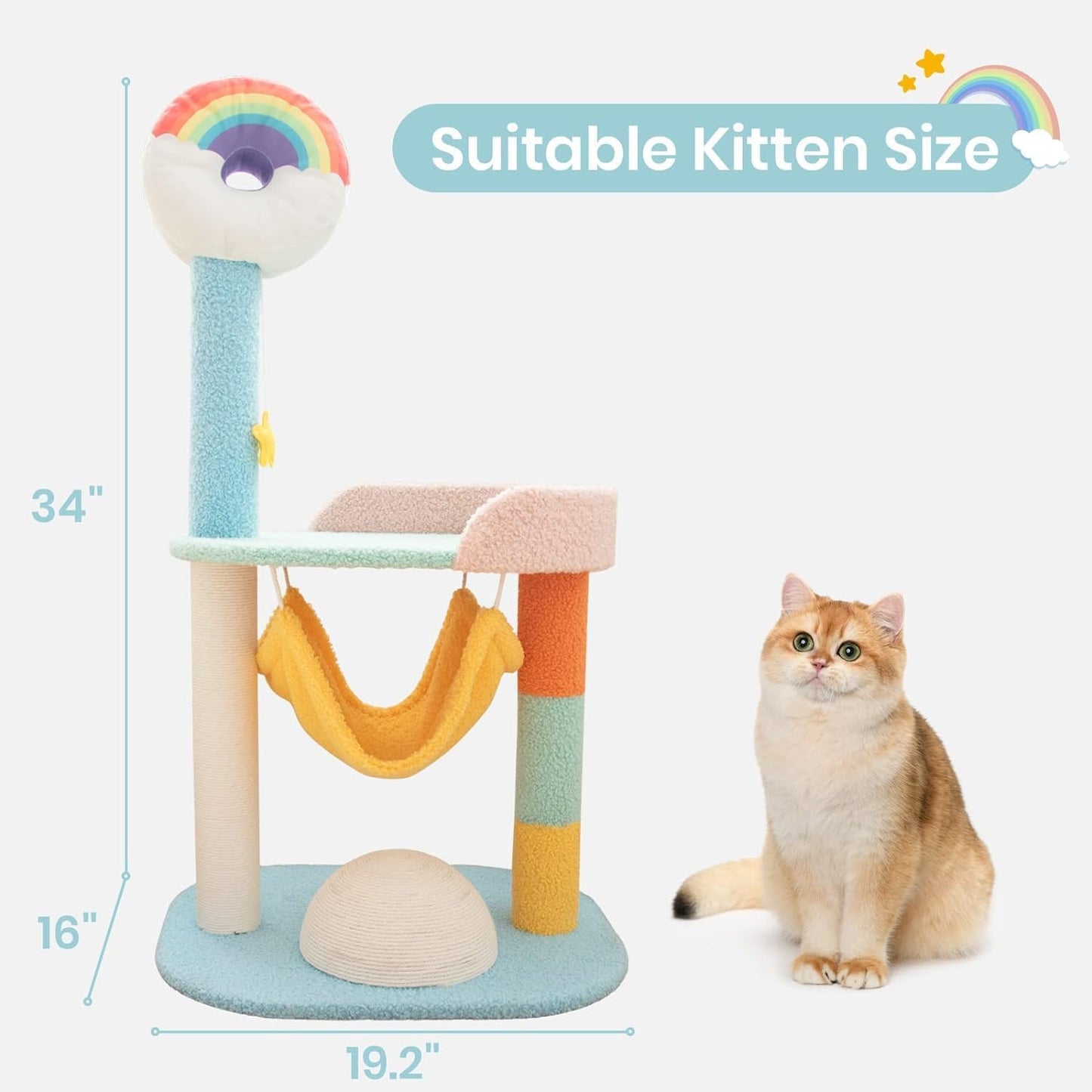 Rainbow Cat Tree