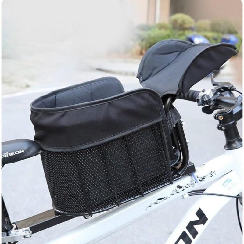 copaner Dog Bicycle Seat Carrier Sturdy Metal Basket