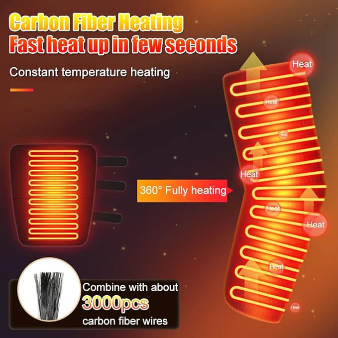 Herbal Heated & Vibration Massage for Thigh & Knee & Calf