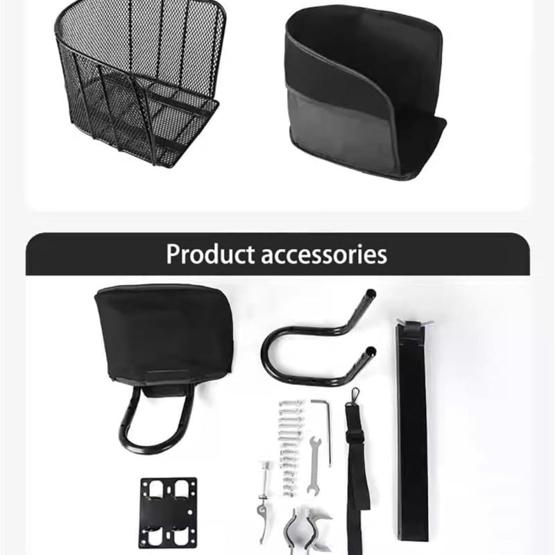 copaner Dog Bicycle Seat Carrier Sturdy Metal Basket