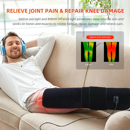 Infrared Heating Pad Wrap for Back Waist Shoulder Knee Feet Joints 19.8" x 12"