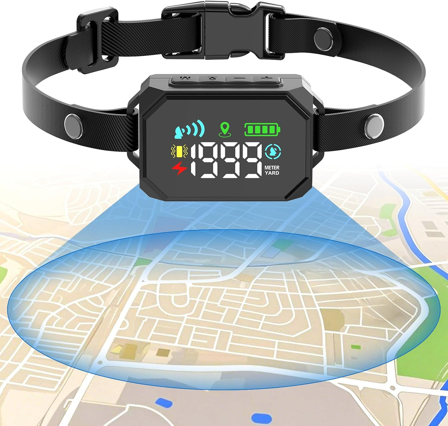 Copaner GPS Wireless Dog Fence, Electric Fence For Pets Over 18 Lbs