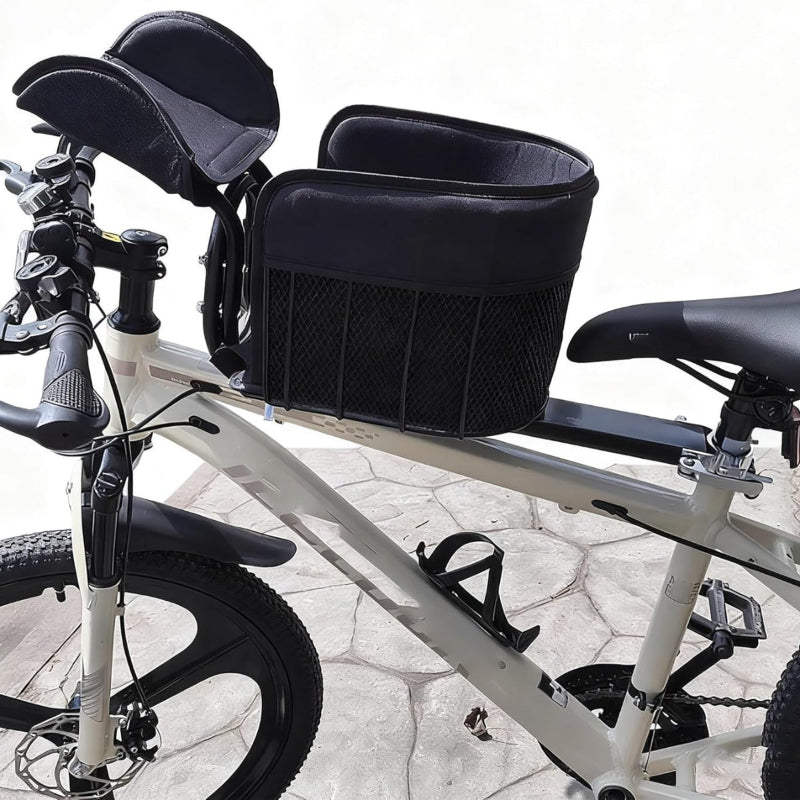 copaner Dog Bicycle Seat Carrier Sturdy Metal Basket