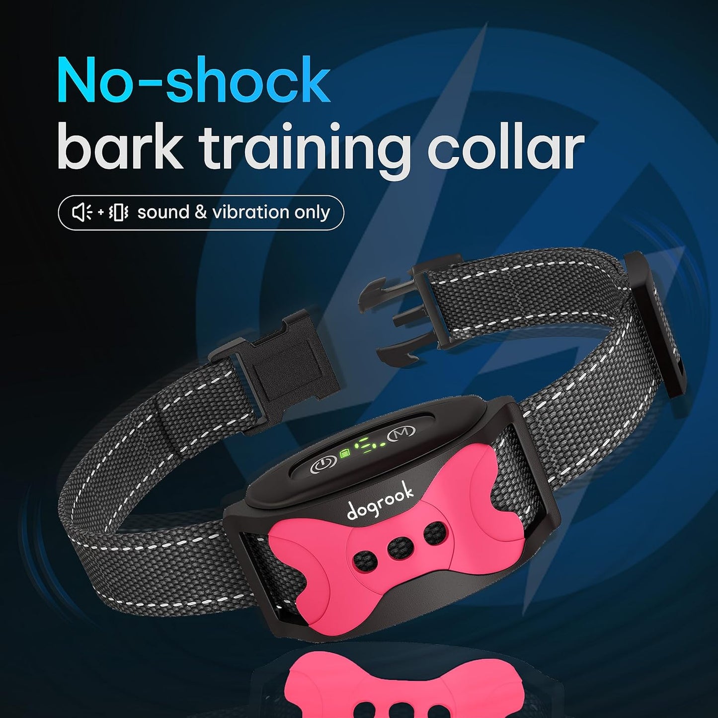 Dog Bark Collar - Rechargeable Smart Anti Barking Collar for Dogs