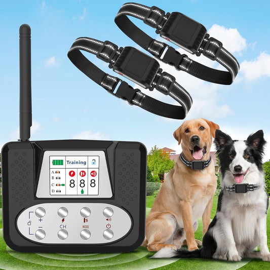 copaner Wireless Dog Fence, Invisible Fence for Dogs with LCD Screen