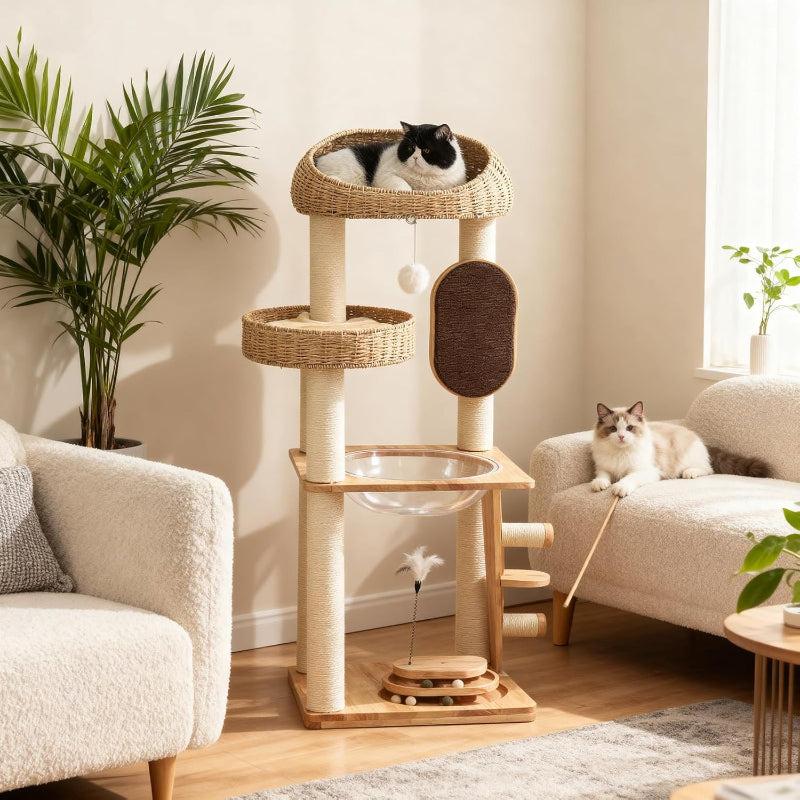 Copaner Heavy-Duty Modern Cat Tree 50 Inch