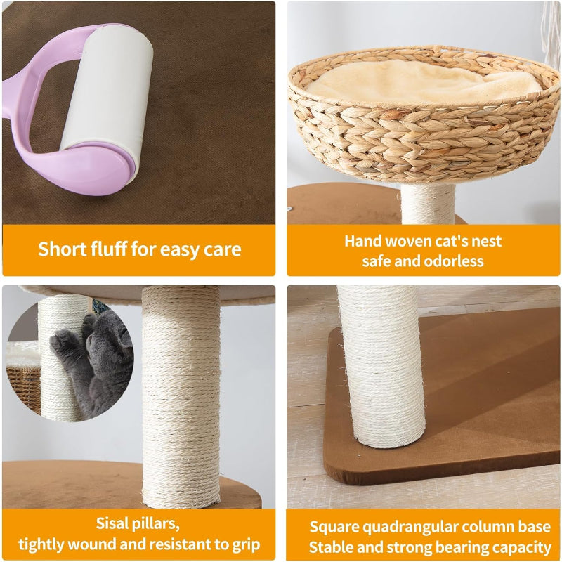 Copaner Cat Tree Tower with Sisal Staircase