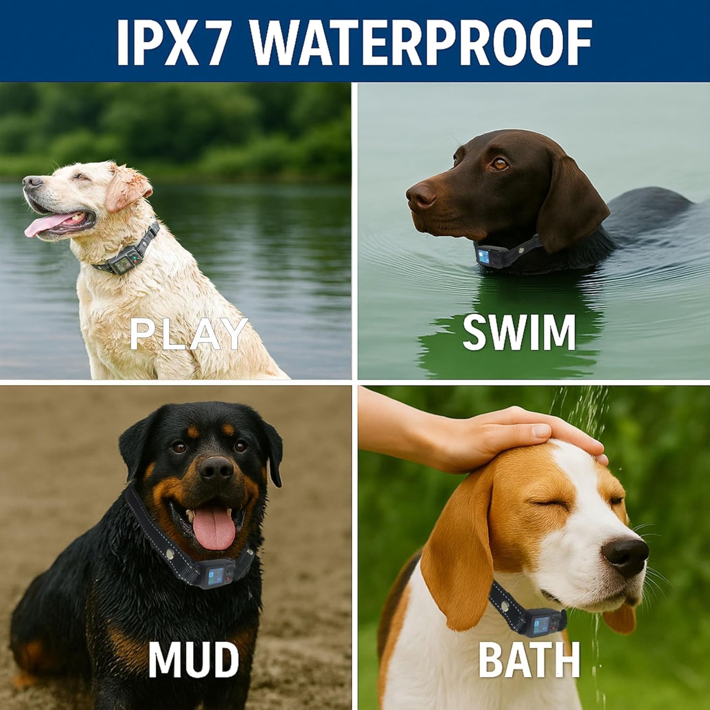 GPS Wireless Electric Dog Fence – Circular Wireless Dog Fence System