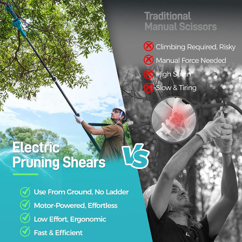 2-in-1 Cordless Electric Pruning Shears