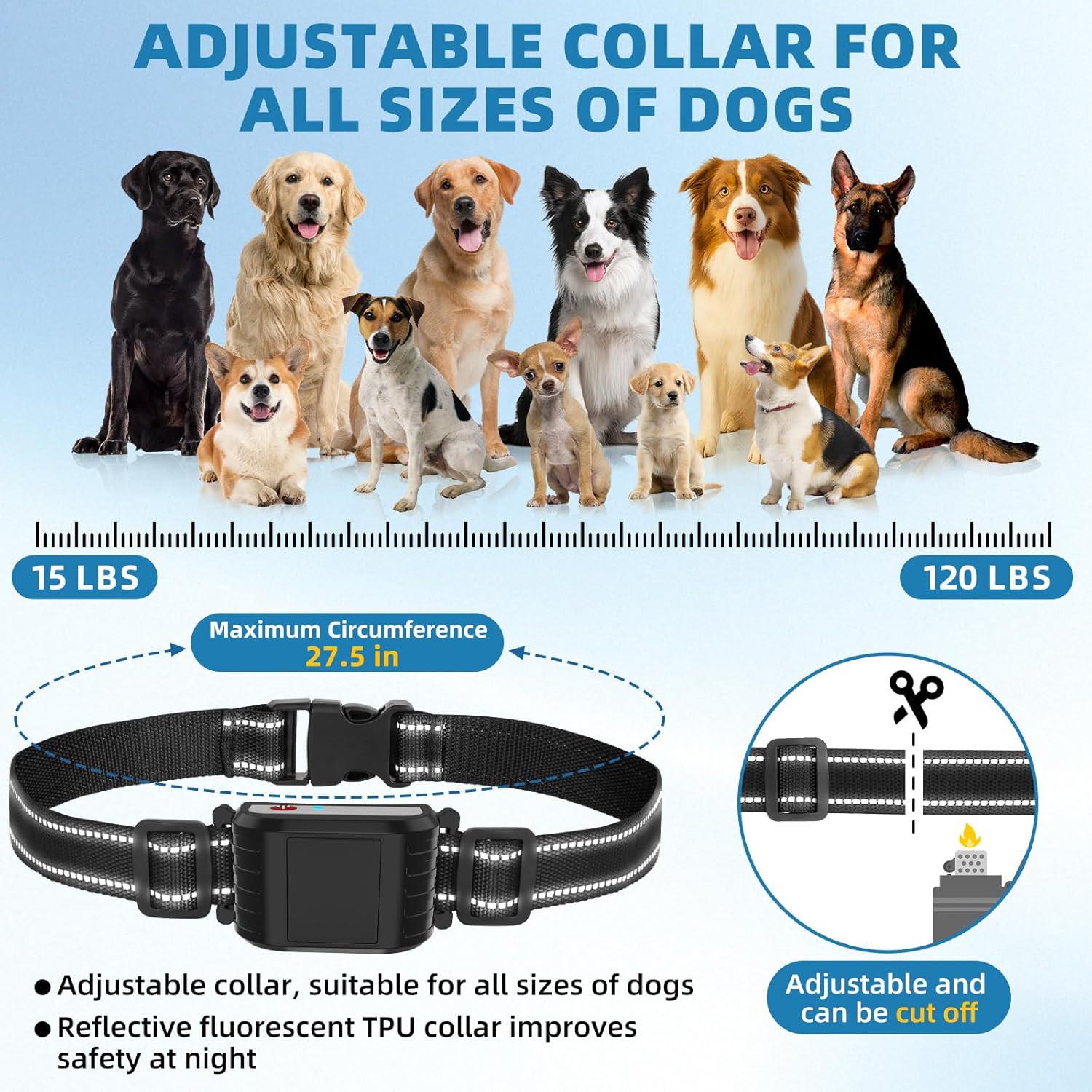 copaner Wireless Dog Fence, Invisible Fence for Dogs with LCD Screen