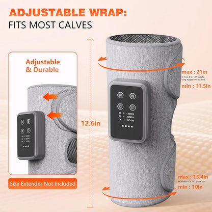 Cordless Leg Massager with Heat for Daily Pain & Comfort Use