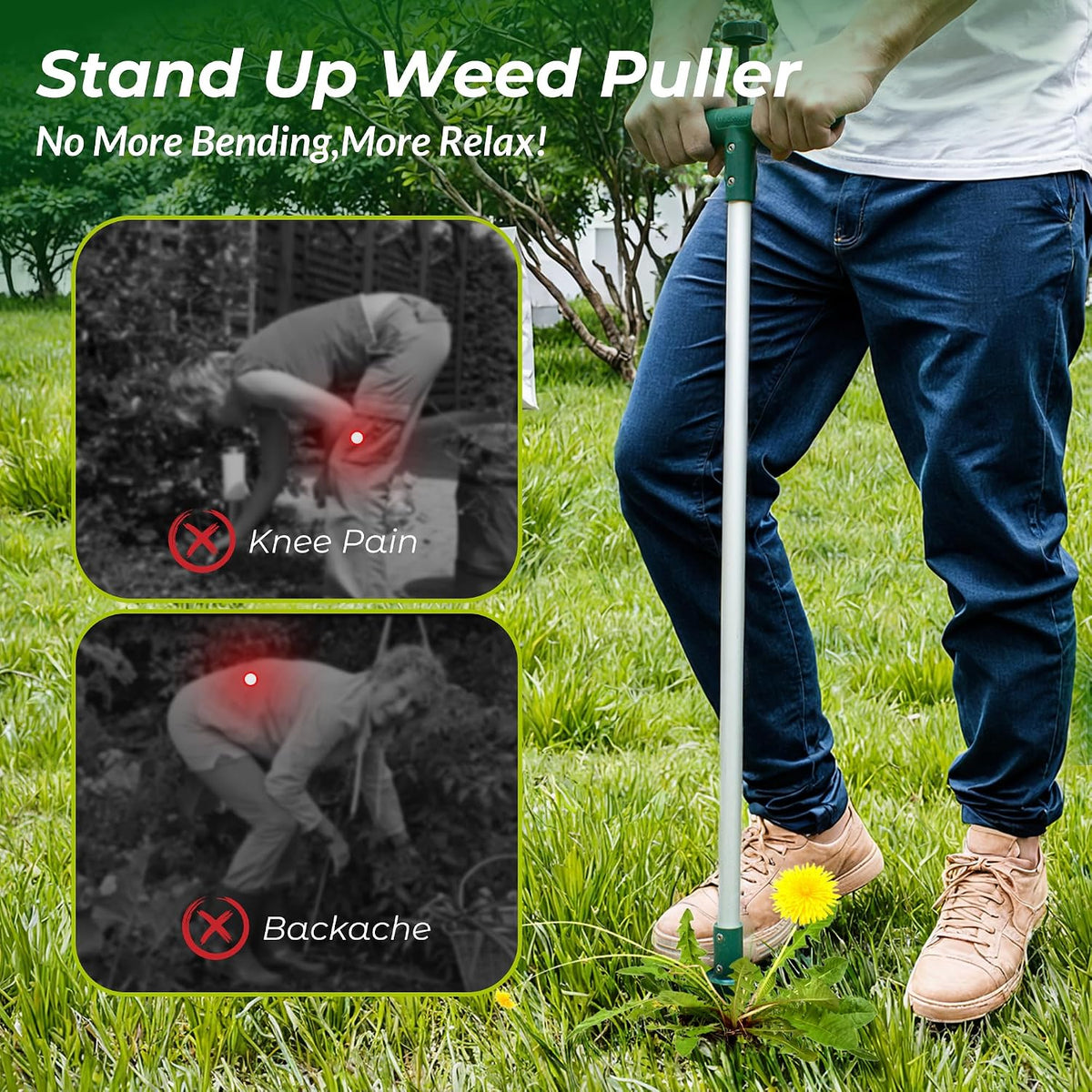 Stand Up Weeder Hand Tool