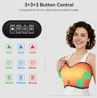 Chest Breast Vibration & Herbal Heating Pad