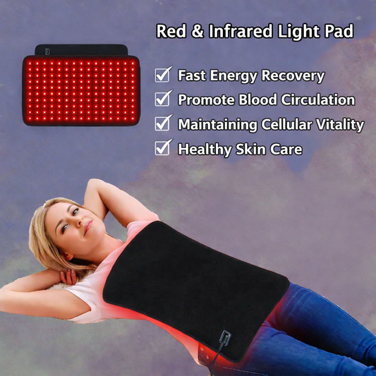 Infrared Heating Pad Wrap for Back Waist Shoulder Knee Feet Joints 19.8" x 12"