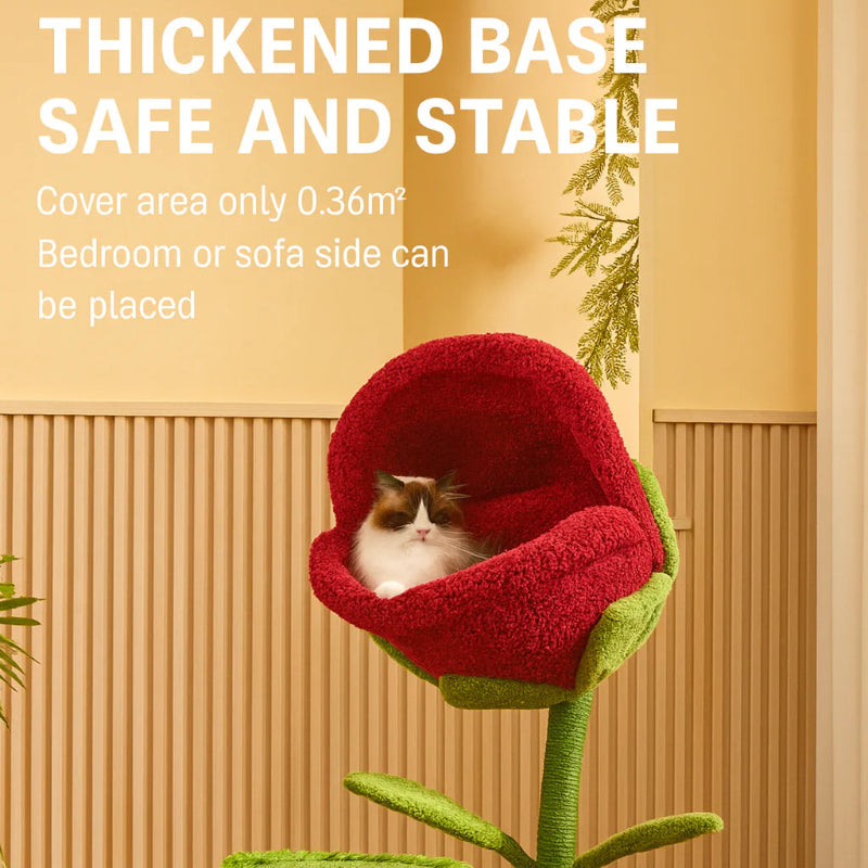 Rose Cat Tree Bed