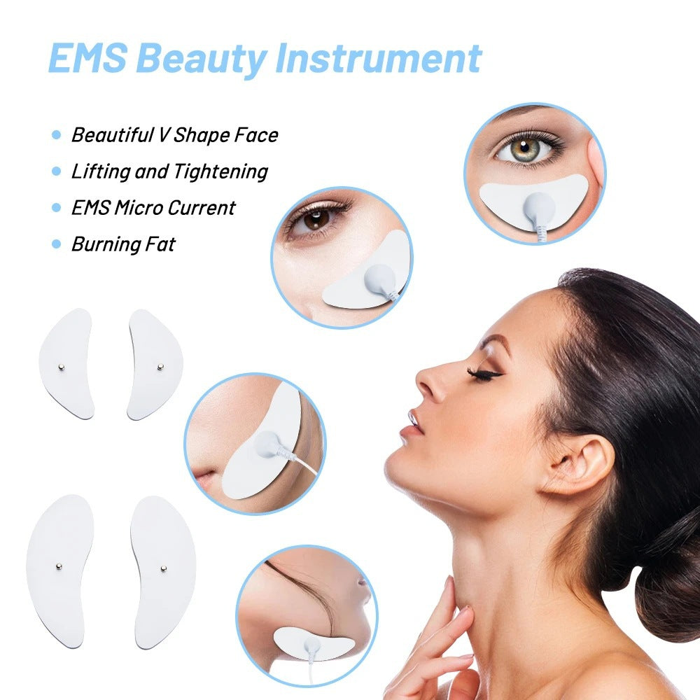 Low-Frequency Pulse Crescent-shaped EMS Facial Massage