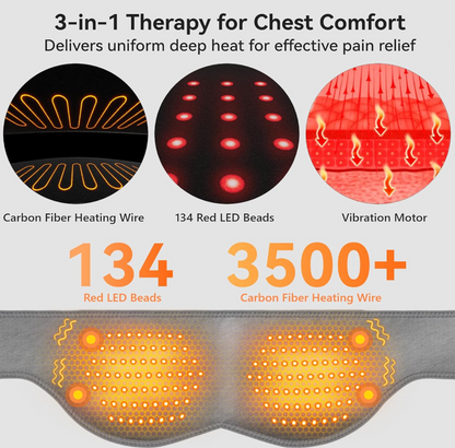 Chest Breast Vibration & Herbal Heating Pad