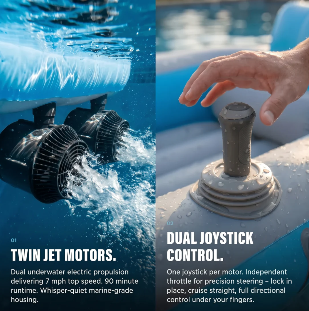 Electric Propeller-driven Inflatable Floating