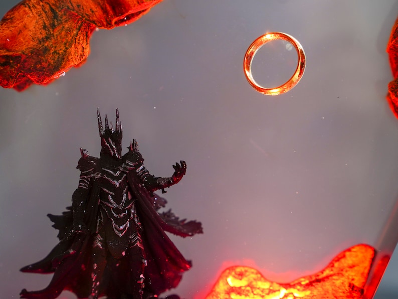 Handmade The Ring of Flame – Handcrafted Dark Art Lamps