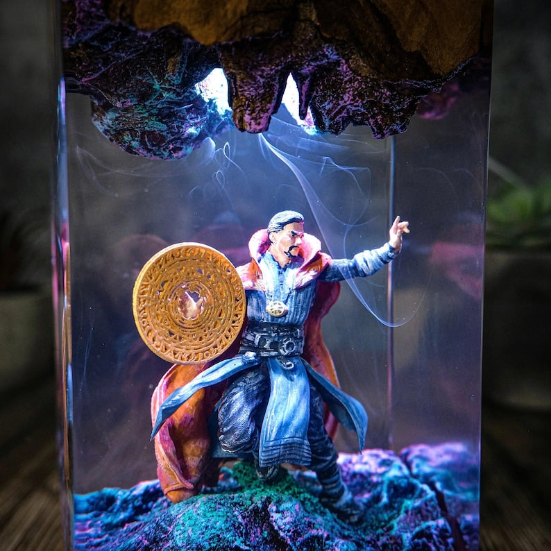 Custom Super Hero night light  doctor strange movie Epoxy Night Light