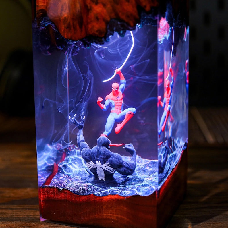 Custom Super Hero night light,  Venom movie Epoxy Night Light Movie lamp